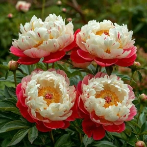 Пион Коралловый Каскад купить по цене от 490р. в интернет-магазине «Посадика» с доставкой почтой в в Баксане и по всей России – [изображение №1].